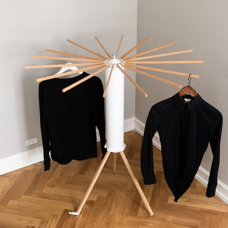 The SmartRack drying rack is easy to fit into your home