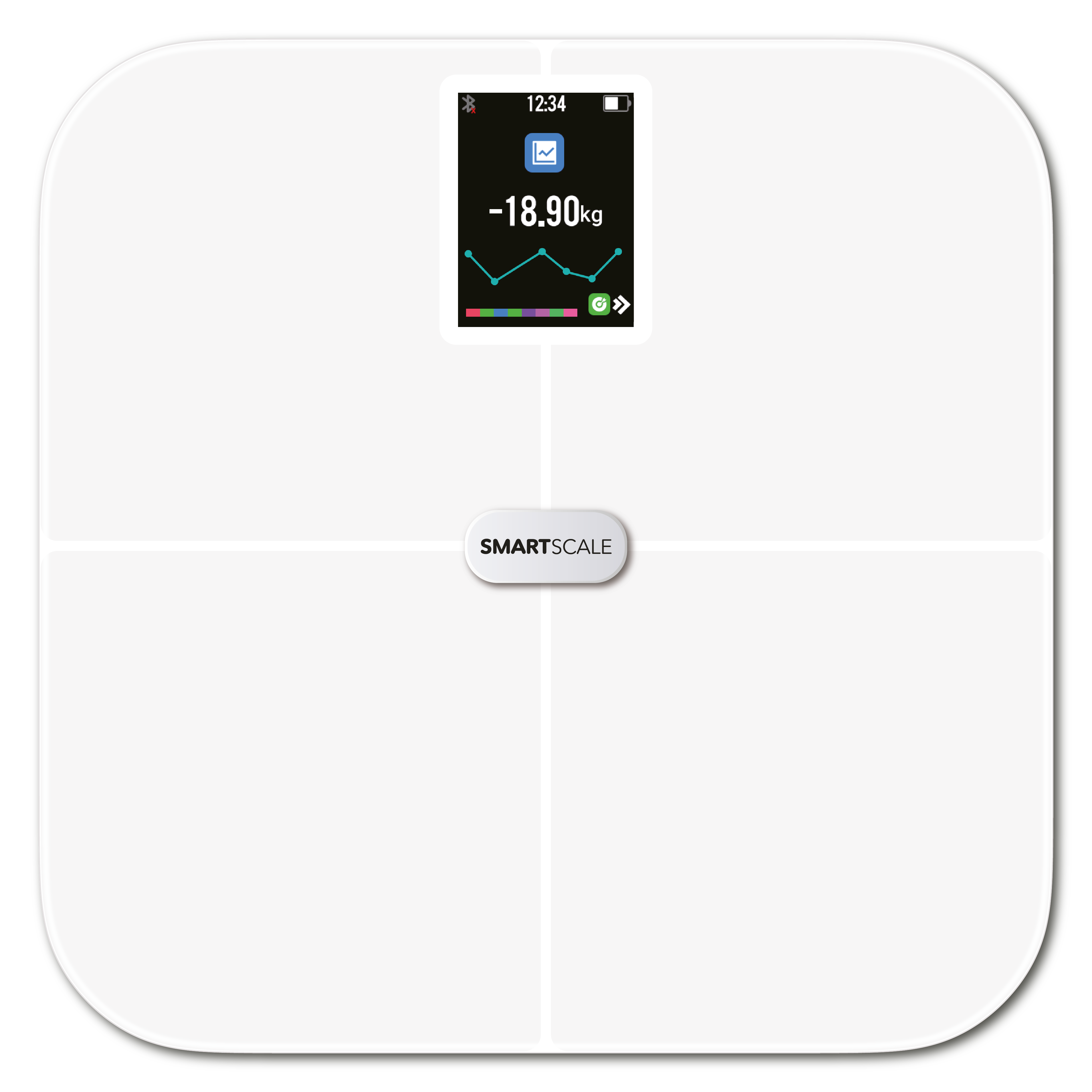 SmartScale Körperanalyse-Waage mit 25 Messwerten